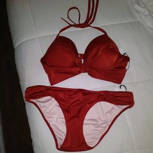 🚨FINAL SALE🚨 Brick Orange two piece Swim suit